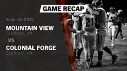 Recap: Mountain View  vs. Colonial Forge  2016