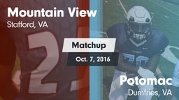 Matchup: Mountain View vs. Potomac  2016