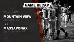 Recap: Mountain View  vs. Massaponax  2016