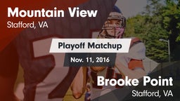 Matchup: Mountain View vs. Brooke Point  2016