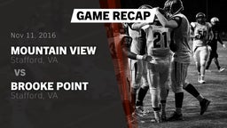 Recap: Mountain View  vs. Brooke Point  2016