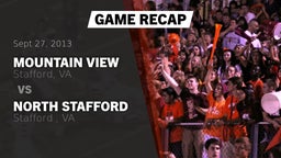 Recap: Mountain View  vs. North Stafford   2013