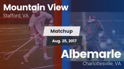 Matchup: Mountain View vs. Albemarle  2017