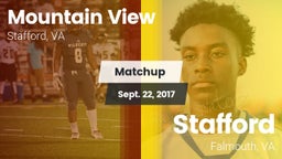 Matchup: Mountain View vs. Stafford  2017