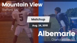 Matchup: Mountain View vs. Albemarle  2018