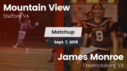 Matchup: Mountain View vs. James Monroe  2018