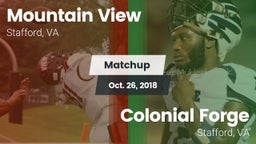 Matchup: Mountain View vs. Colonial Forge  2018
