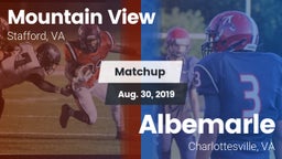 Matchup: Mountain View vs. Albemarle  2019