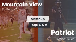 Matchup: Mountain View vs. Patriot   2019
