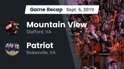 Recap: Mountain View  vs. Patriot   2019