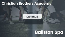 Matchup: Christian Brothers A vs. Ballston Spa  2016
