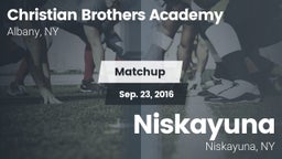 Matchup: Christian Brothers A vs. Niskayuna  2016