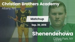 Matchup: Christian Brothers A vs. Shenendehowa  2016