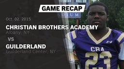 Recap: Christian Brothers Academy  vs. Guilderland  2015