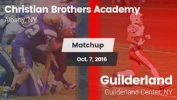 Matchup: Christian Brothers A vs. Guilderland  2016