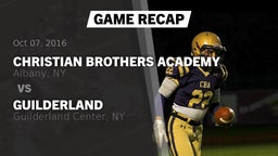Recap: Christian Brothers Academy  vs. Guilderland  2016