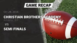 Recap: Christian Brothers Academy  vs. Semi Finals 2016