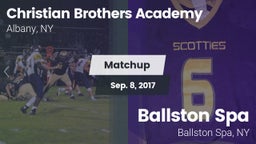 Matchup: Christian Brothers A vs. Ballston Spa  2017