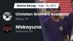 Recap: Christian Brothers Academy  vs. Niskayuna  2017