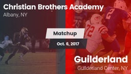 Matchup: Christian Brothers A vs. Guilderland  2017