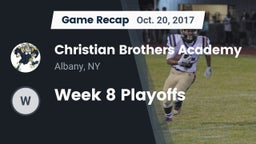 Recap: Christian Brothers Academy  vs. Week 8 Playoffs 2017