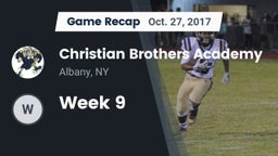 Recap: Christian Brothers Academy  vs. Week 9 2017