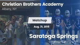 Matchup: Christian Brothers A vs. Saratoga Springs  2018