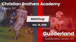 Matchup: Christian Brothers A vs. Guilderland  2018