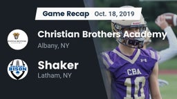 Recap: Christian Brothers Academy  vs. Shaker  2019