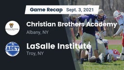 Recap: Christian Brothers Academy  vs. LaSalle Institute  2021