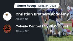 Recap: Christian Brothers Academy  vs. Colonie Central  (South Colonie) 2021