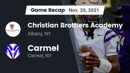 Recap: Christian Brothers Academy  vs. Carmel  2021