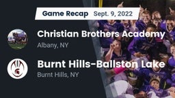 Recap: Christian Brothers Academy  vs. Burnt Hills-Ballston Lake  2022