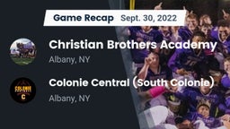 Recap: Christian Brothers Academy  vs. Colonie Central  (South Colonie) 2022