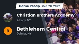 Recap: Christian Brothers Academy  vs. Bethlehem Central  2022
