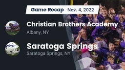 Recap: Christian Brothers Academy  vs. Saratoga Springs  2022
