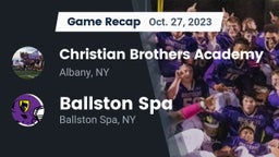 Recap: Christian Brothers Academy  vs. Ballston Spa  2023