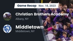 Recap: Christian Brothers Academy  vs. Middletown  2023
