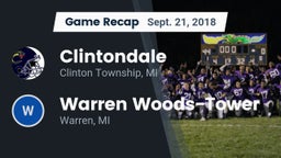 Recap: Clintondale  vs. Warren Woods-Tower  2018