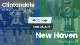 Matchup: Clintondale vs. New Haven  2018