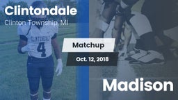 Matchup: Clintondale vs. Madison 2018
