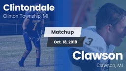 Matchup: Clintondale vs. Clawson  2019