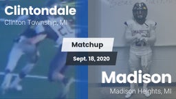 Matchup: Clintondale vs. Madison 2020