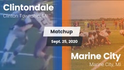 Matchup: Clintondale vs. Marine City  2020