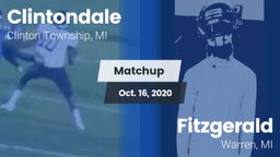 Matchup: Clintondale vs. Fitzgerald  2020