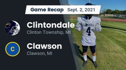 Recap: Clintondale  vs. Clawson  2021