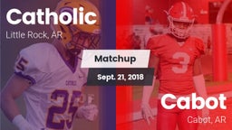 Matchup: Catholic vs. Cabot  2018