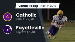 Recap: Catholic  vs. Fayetteville  2018
