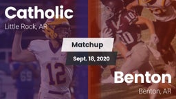 Matchup: Catholic vs. Benton  2020