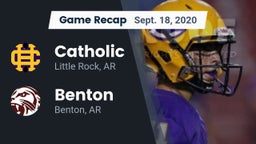 Recap: Catholic  vs. Benton  2020